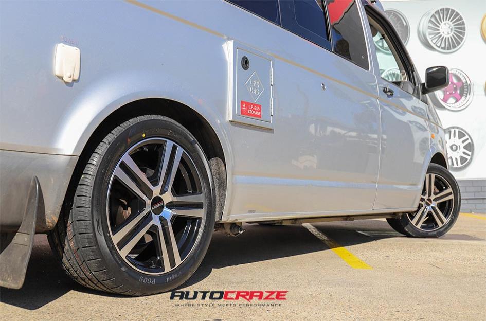 VOLKSWAGEN TRANSPORTER LIBERATOR GLOSS BLACK MACHINED FACE